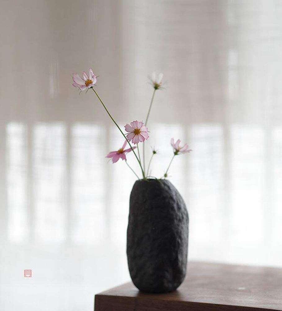 Amazon.co.jp: 和風陶製花瓶、生け花入れ、生け花工芸品、装飾品-A17