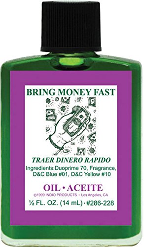 (3Pack) Indio Products Spiritual Anointing Oil- Bring Money Fast 1/2oz