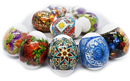 Lot 10 Thermo Heat Shrink Sleeve Decoration Easter Egg Wraps Pysanka Pysanky - For 70 Easter Eggs #TOP3