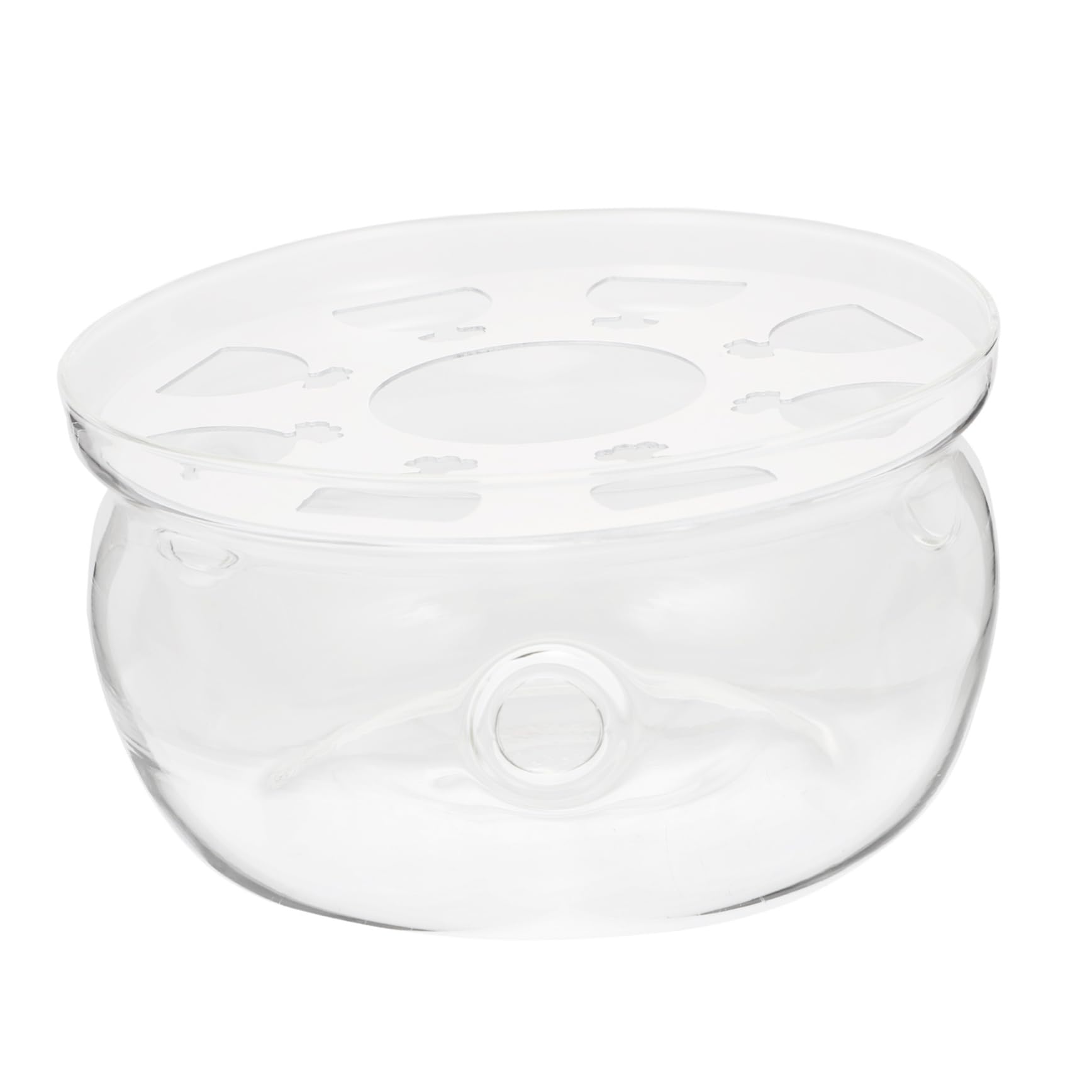 BIUDECO Electric Teapot Stand Insulated Hot Teapot Base Tea Coffee Warmer Sturdy Glass Aluminum Construction