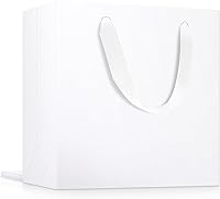 Vista 15 de EUSOAR Bolsas grandes de papel de papel para regalo, 12 bolsas de papel kraft de 12.5 x 4.5 x 11 pulgadas con asas a granel, para venta al por