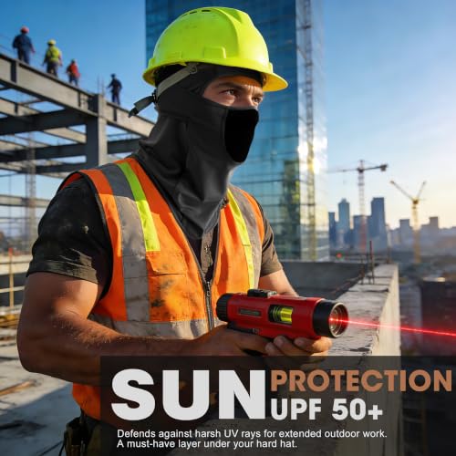 Image of WTACTFUL Breathable Balaclava Face Mask Men, Summer UPF 50+ Sun Protection