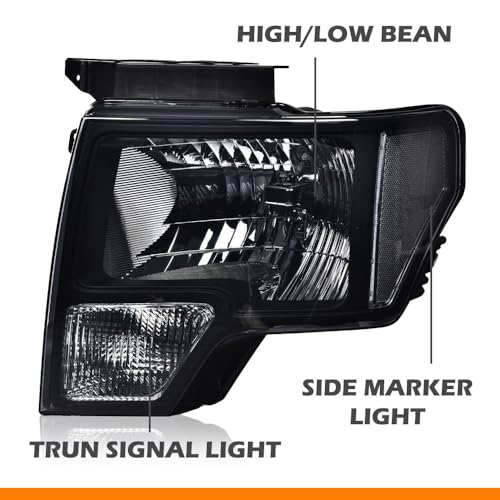 Image of G-PLUS Headlights Assembly Fit Ford F150 2009-2014 2PCS