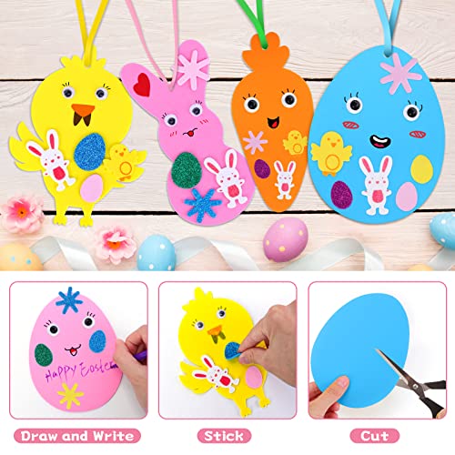 Yumuk Easter Crafts For Kids, 330Pcs Easter Foam Stickers Set - Egg Bunny Chick Carrot Ornaments Diy Easter Decorations For Kids Boys Girls Party Favor Supplies #TOP3