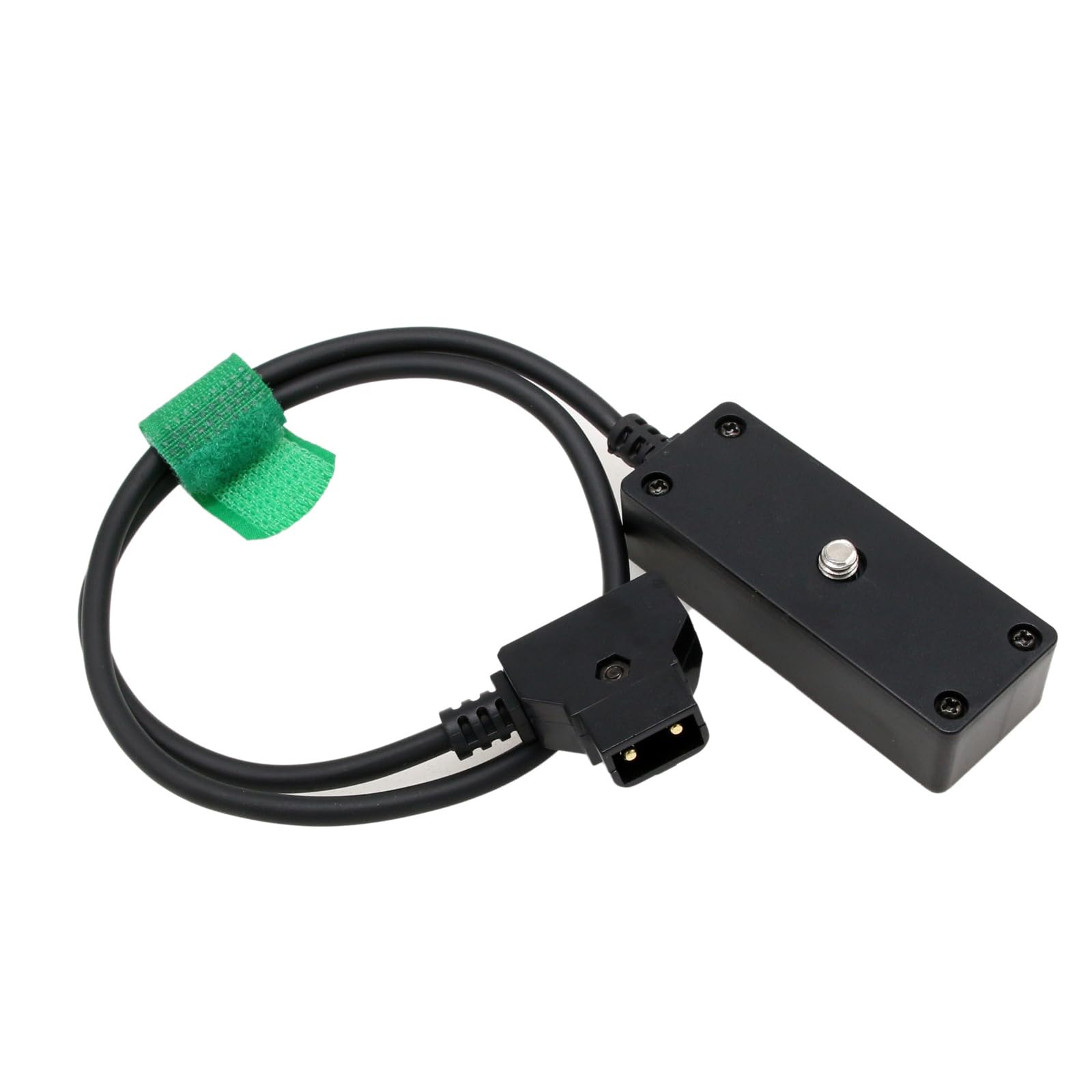 HangTon D-Tap Power Splitter Hub 1/4"-20 Vis P-TAP Mâle vers Femelle 1 à 4 4 Ports Adaptateur pour Batterie V-Mount Gold Mount Anton Bauer IDX Sony 50 cm
