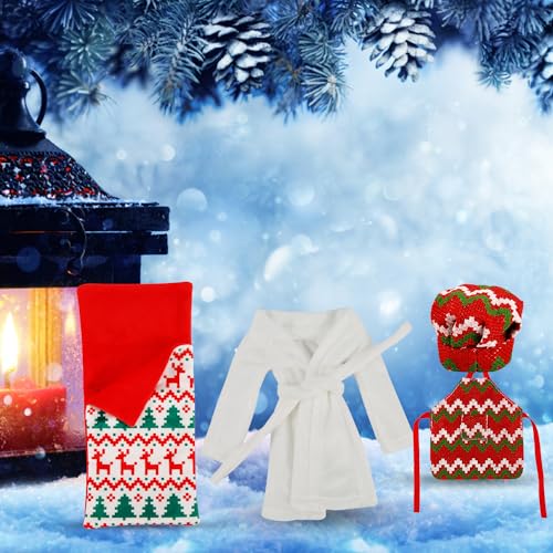 Set di 4 Accessori degli Elfi di Natale, Incluso