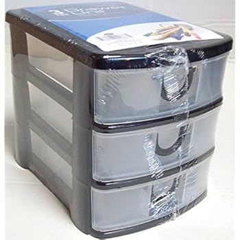 Cheap Home 3 Tier Mini Desktop Storage Draw Unit Craft Drawer
