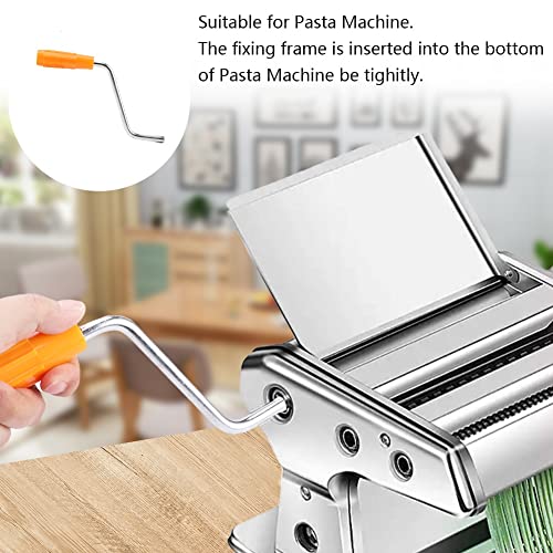 Pasta Maker Handle Replacement,Manual Noodle Maker Fixing Clip,Durable Handle Tool Parts For Pasta Machine (Handle) #TOP3