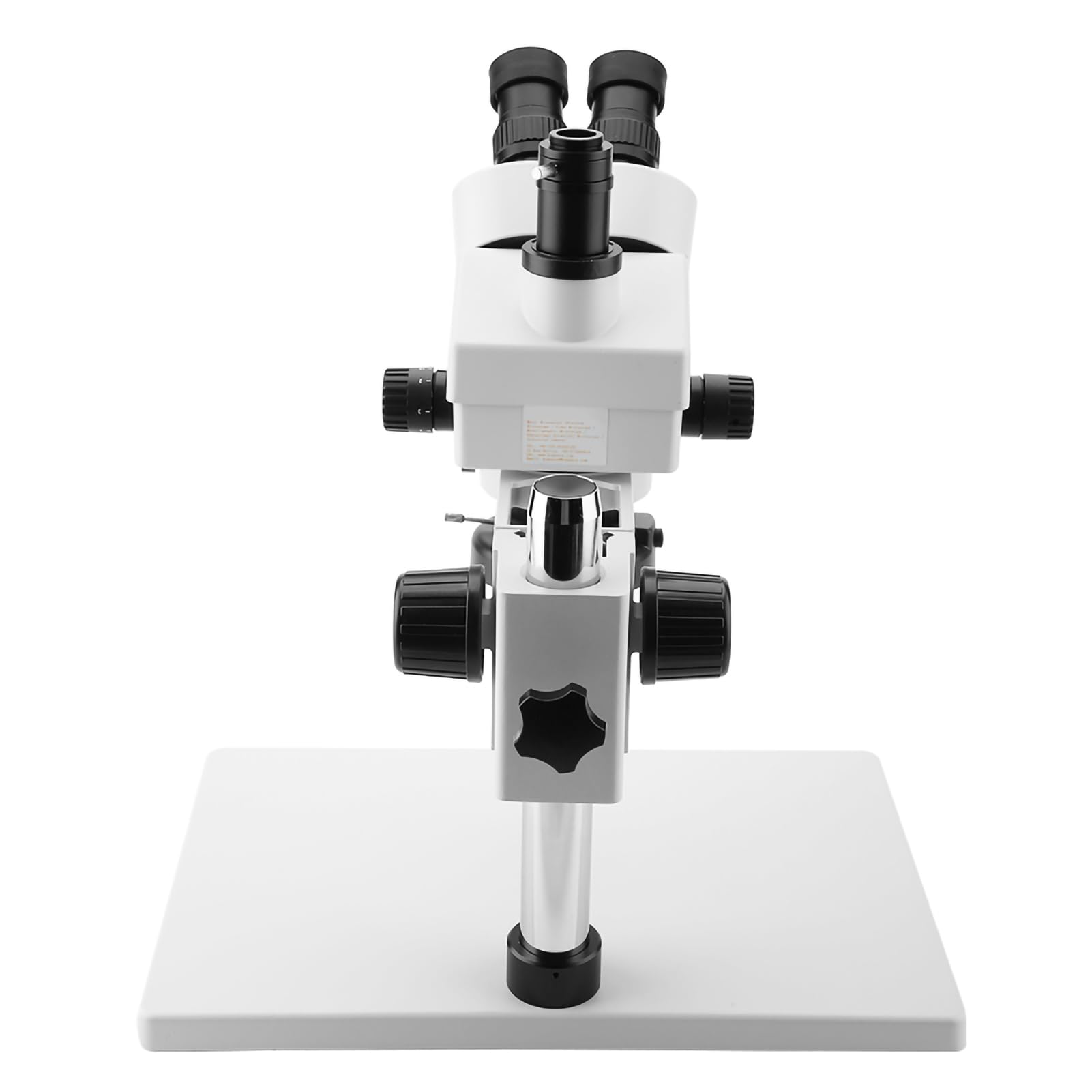 Eujgoov Microscopio Estereoscópico Trinocular con Zoom, Aumento de 3,5X a