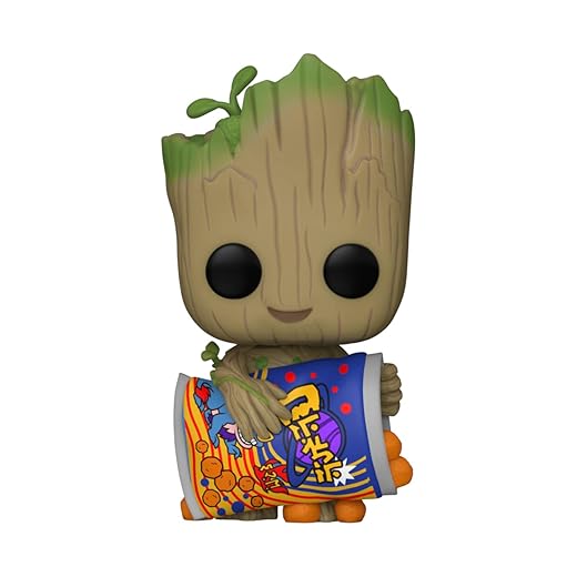 Funko POP! Marvel: Guardians of The Galaxy - Groot - 1/6 Quote Für Seltene Chase-Varianteeese Puffs - Groot Shorts - Vinyl-Sammelfigur - Geschenkidee - Offizielle Handelswaren - TV Fans