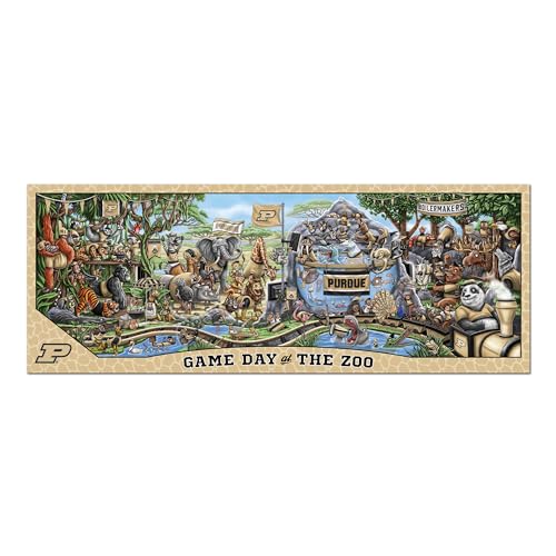 Image of YouTheFan NCAA Purdue Boilermakers inchGame Day At The Zoo inch 500 Puzzle