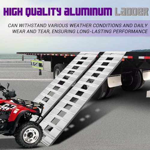 Rampas de aluminio para remolque 73" x 16" 6000 lbs miniatura 2
