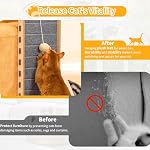 Cat Scratch Pad Felt Cat Scratcher for Indoor Cats Scratching Board Scratchers for Large Cat Scratch Furniture Protector with Ball Kitten Toys L Shape 26.8 Inch Grey - Image 5