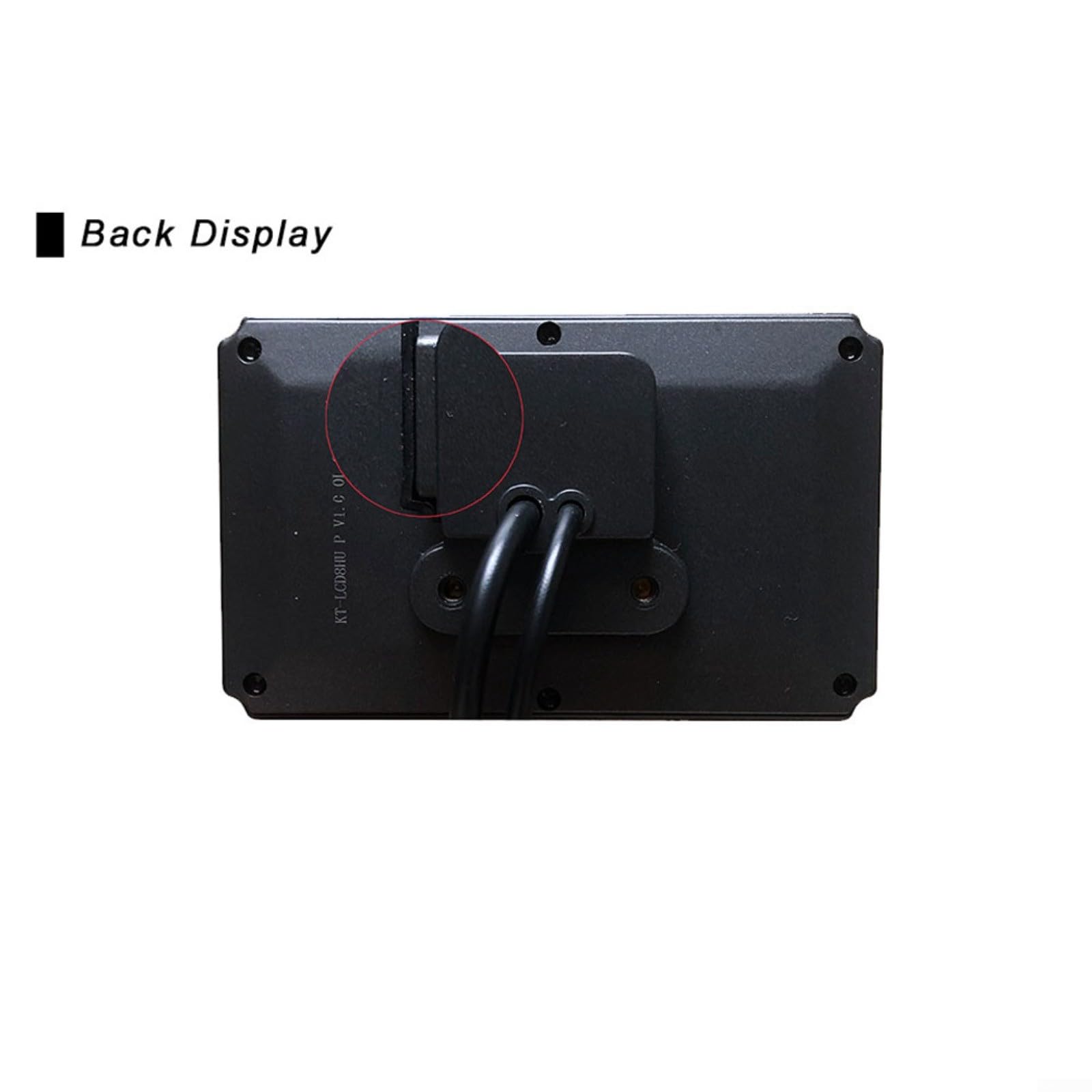 LCD8HU Ebike Display Per Controller KT Schermo a Colori 24V-48V Porta USB Impermeabile Dati Velocità In Tempo Reale Materiale ABS Ciclismo Pendolarismo