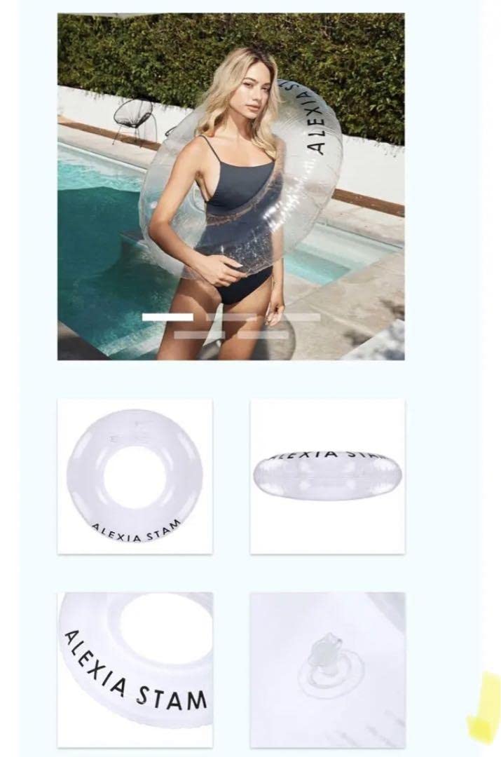 Amazon.co.jp: alexiastam 限定ノベルティ 浮き輪 フロート : おもちゃ