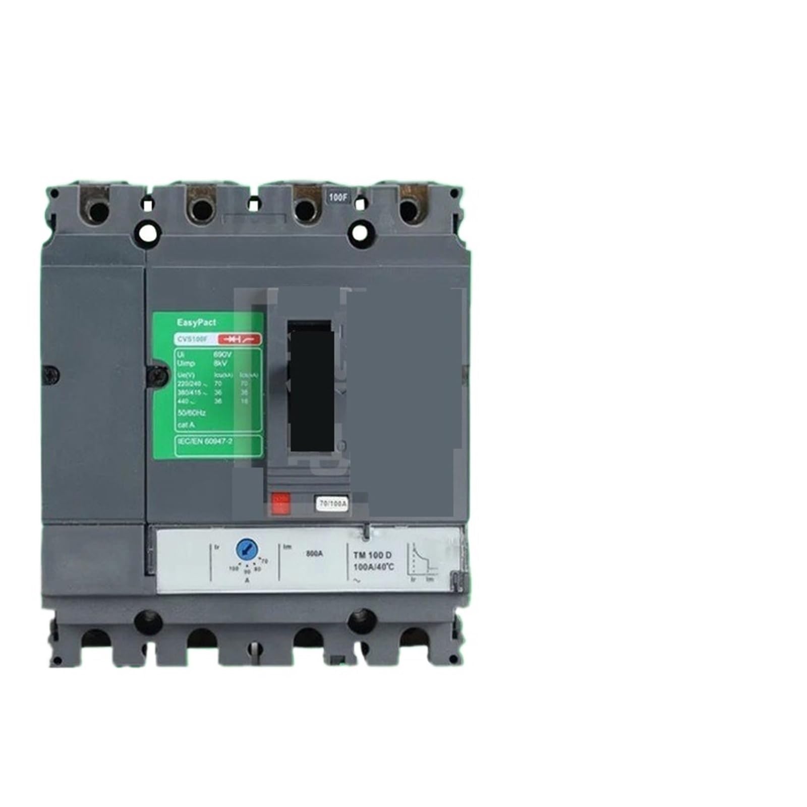 Disjoncteur CVS100N 4P3D TM80D 50KA LV510486 d'origine