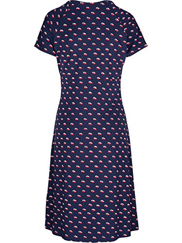 King Louie Women's Short Sleeve Dress - Blue - X-Small