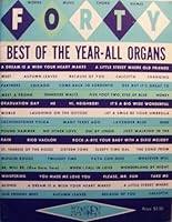 FORTY Best of the Year-All Organs, Words/Music/Chord/Names B0029QLTLM Book Cover