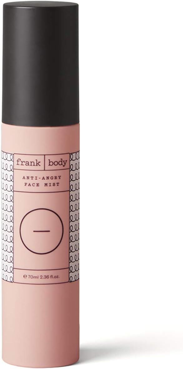 Frank Body Anti-Angry Face Mist | Holds Makeup, Soothes, Refreshes And Hydrates Skin | Face Spray Made With Rose Water, Coffee Seed Extract, & Aloe Vera | 70ml -- 2.36oz