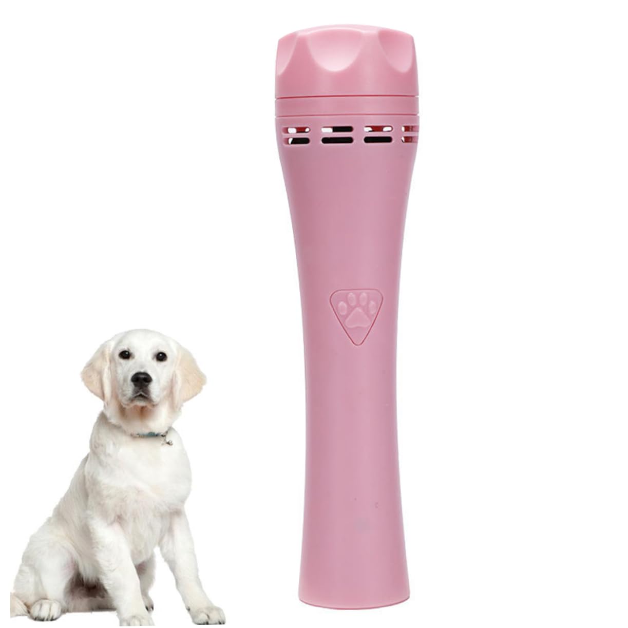 Tagliaunghie Elettrico per Cani, Rosa, Plastica, Rifinitura | Uso Semplice, Finitura Liscia, per Animali Domestici, Accessorio Leggero per Cura Quotidiana