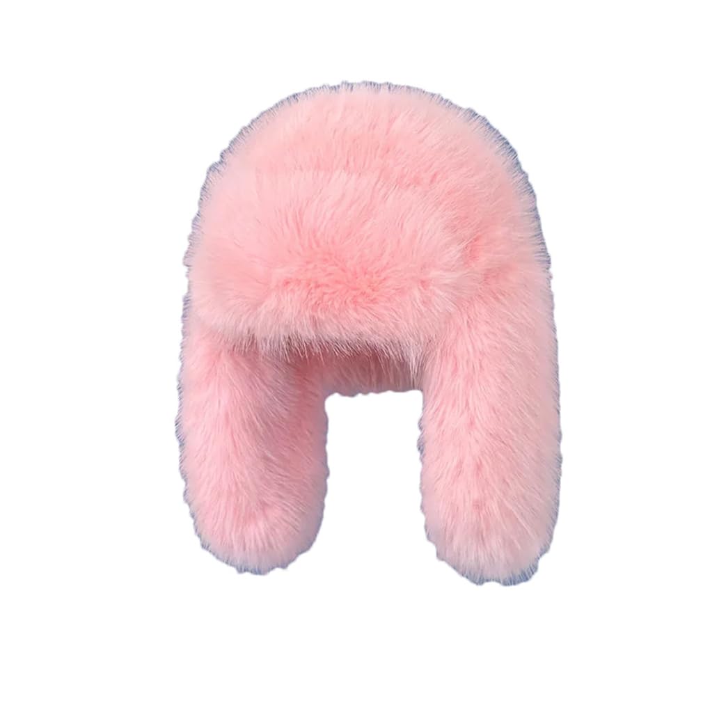 Winter-Schneemütze für Damen, Outdoor, Pelzmütze, dick, winddicht, Ohrenklappen