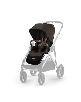 Cybex Gazelle S Second Stroller Seat for Baby & Toddler - Chocolate Brown