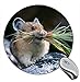 Not Applicable Animali Piante Criceti Tappetino per Mouse da Tavolo Rotondo con Stampa Pika Tappetino per Mouse in Gomma per Giochi