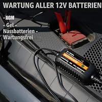 MOTOPOWER MP00205B 12 V 1000 mA Ladegerät/Batterieerhaltung, vollautomatisch, Schwarz – Ansicht 6