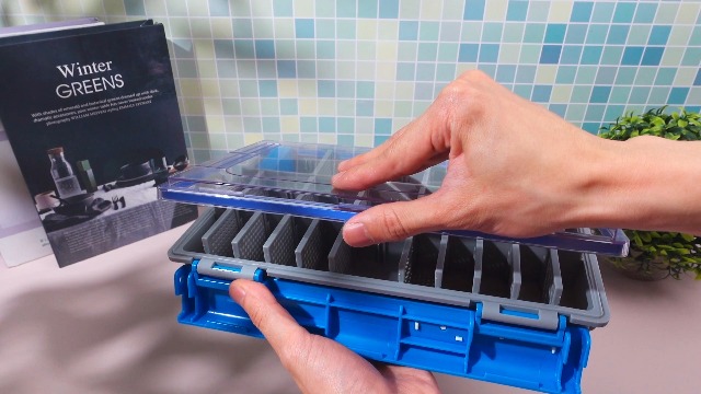 Junkin 6 Pack Cajas de Pesca 3600 Resistentes al Agua, Organizadores Azules con Divisores Removibles, Caja Estanca para Señuelos para Mochilas de Pesca y Equipos de Kayak miniatura 7