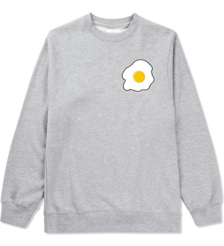 Kings Of NY Fried Egg Breakfast Chest Mens Crewneck Sweatshirt