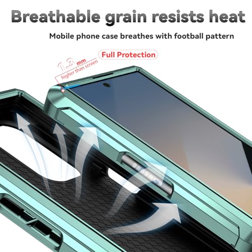 Coque Galaxy Z Fold 7 robuste avec cache caméra coulissant protégeant l'objectif - 3