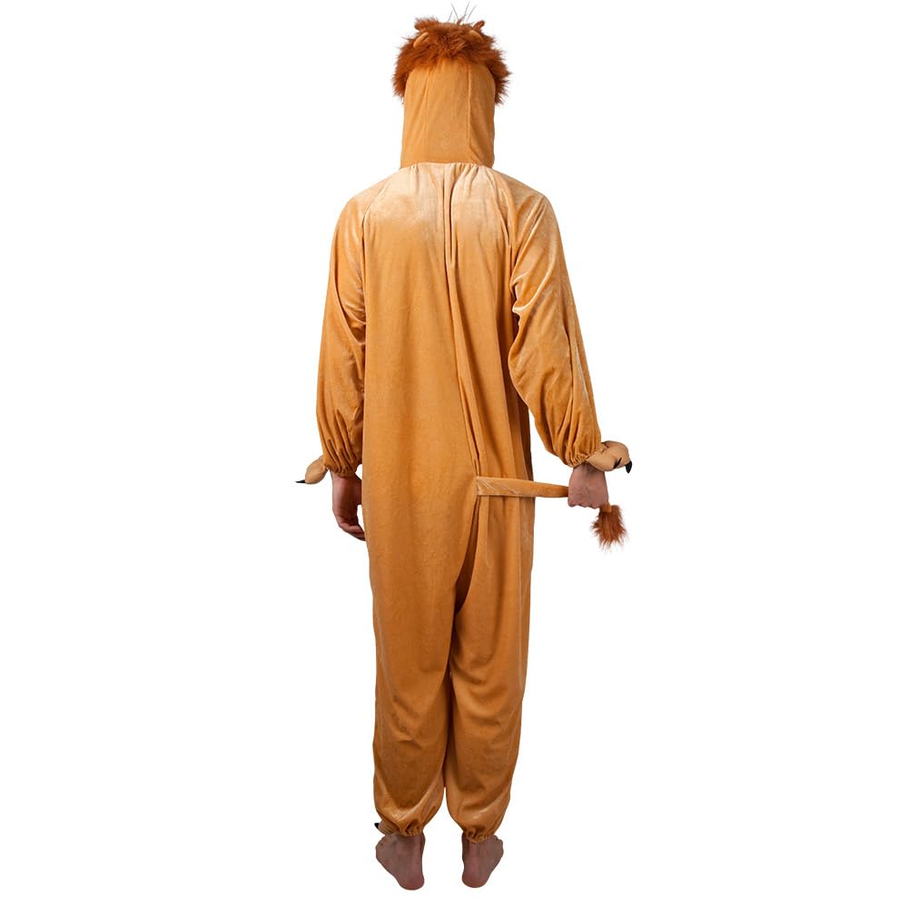 Boland - Peluche lion, combinaison pour adulte, roi des animaux, carnaval, soirée déguisée, JGA