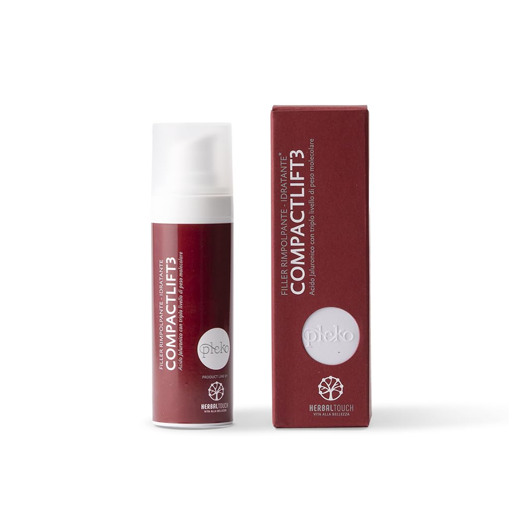 Siero Compactlift3 30 ml Filler viso rimpolpante idratante con Acido Ialuronico a 3 pesi molecolari e Peptide marino, effetto rimpolpante