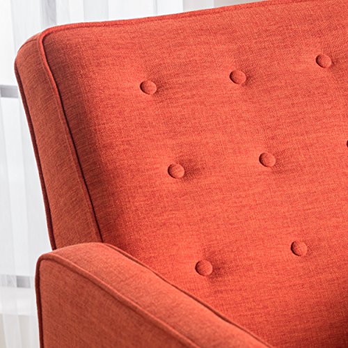 Sillón Moderno Reclinable Naranja miniatura 5
