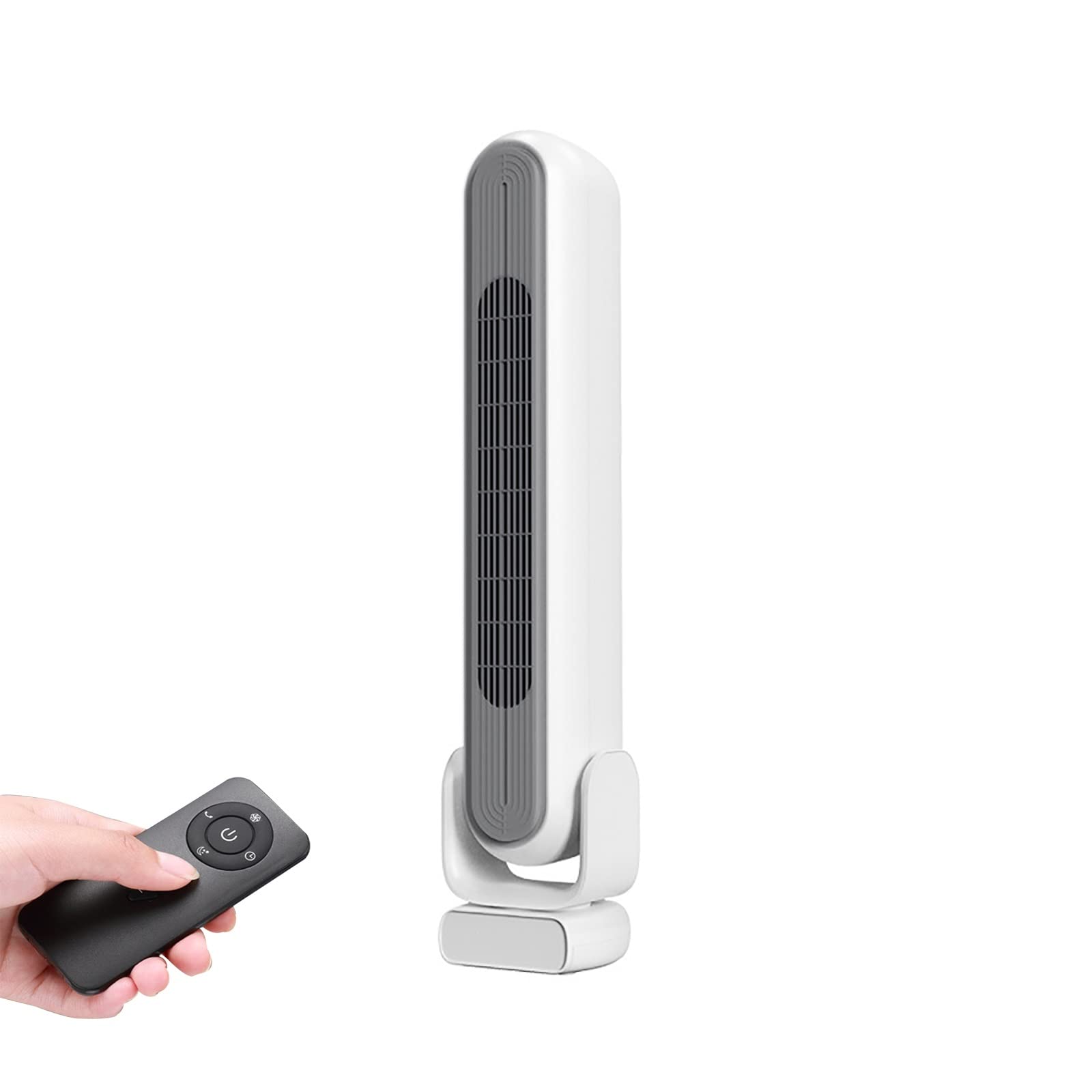 Ventilador de Piso sin aspas, circulador de Aire, Ventilador de Escritorio portátil, con Control Remoto, Opciones de 4 velocidades, oscilación de 80 °, for Dormitorio, Sala de Estar, Cocina