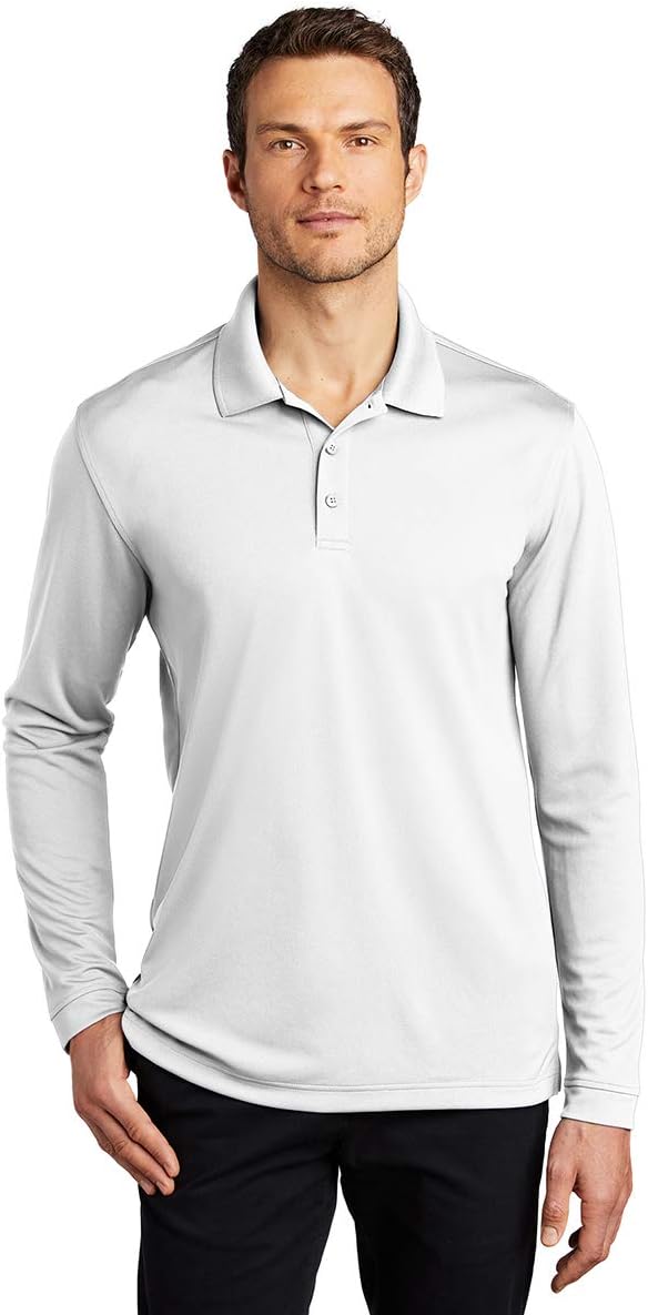 Port Authority Dry Zone UV Micro-Mesh Long Sleeve Polo Shirt