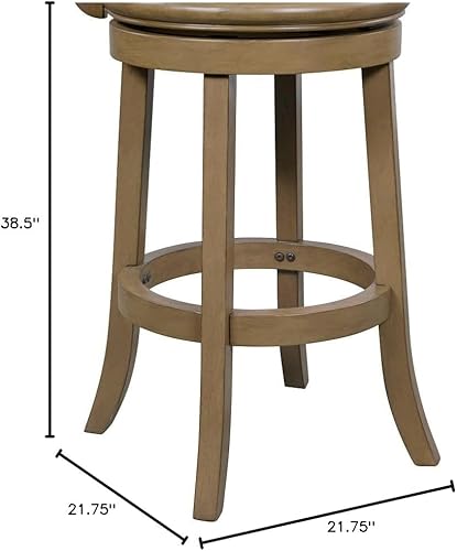 Miniatura 40 de Boraam Augusta - Silla alta giratoria de altura Negro -,Negro/Cappuccino,Negro/Cerezo,Marrón/Capuchino,Capuccino,Cereza,Cepillo de alambre