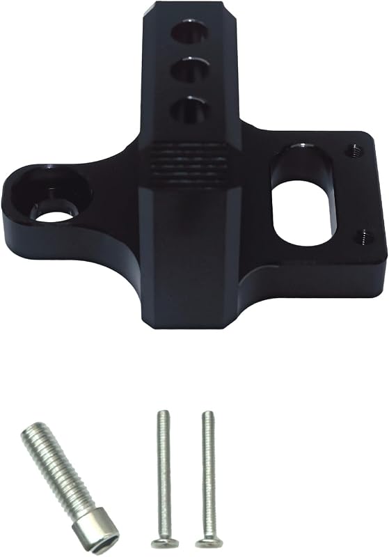 Suporte para válvula solenoide de 3 portas ZTYAFEI em alumínio CNC preto para controlador de pressão MAC/AEM