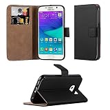 100% de alta calidad funda de piel sintética con soporte TPU suave elegante en colores para Samsung Galaxy
