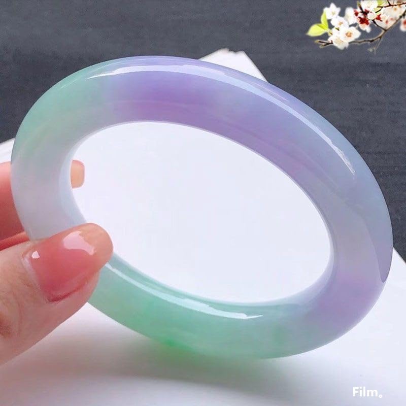 Natural Jade Bracelet for Women, Premium A Grade Jade Bangle, Elegant Gift for Wife Mom, Wellness Jewelry