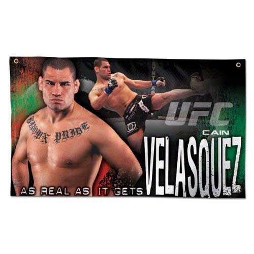 Drapeau Cain Velasquez 3x5 grand format bannière en tissu Wincraft