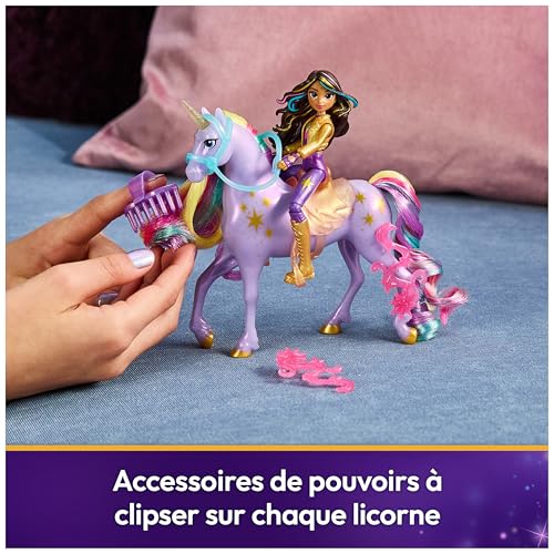 Unicorn Academy - L'Ecole des Licornes - Licorne Wildstar + Poupée Sophia - Licorne, Poupée Et Accessoires À Collectionner - Jouets Inspirés De La Série L'Ecole des Licornes - Jouet Enfant 4 Ans Et +
