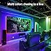 abtong LED Strips Lights USB Powered RGB LED Lights Strip LED TV Backlight Strip with RF Remote Color Changing Strip Lights Waterproof IP65 LED Rope Lights LED Lights 2M 6.54FT