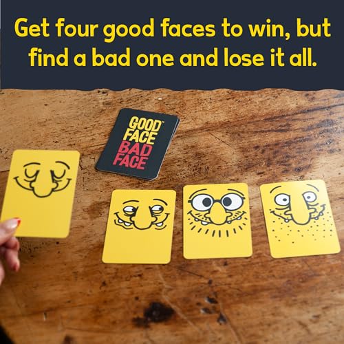 Good Face Bad Face Juego de cartas para viaje miniatura 5