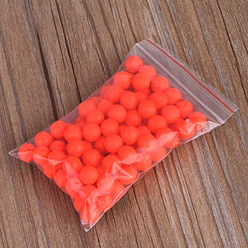 Nunafey Fishing Floats, EPS Fishing Floats 100Pcs Soft Ultra-Light for Big Fish for Fishing Enthusiasts for Fishing(4#, 12)