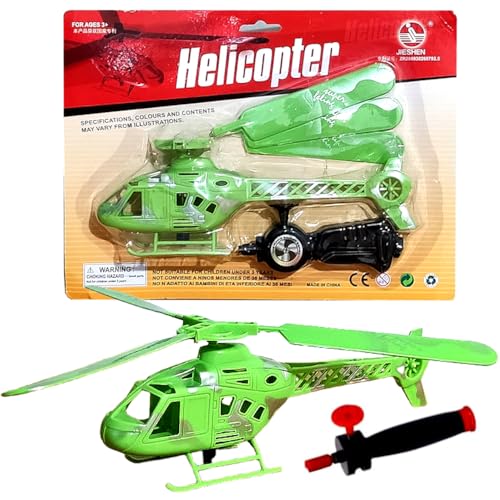 Super Helicóptero que Voa a corda Brinquedo com Lançador