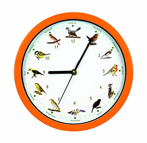 FLIXI VOGELUHR mit Deutschen Vogelstimmen - GRATIS Informationsbroschüre