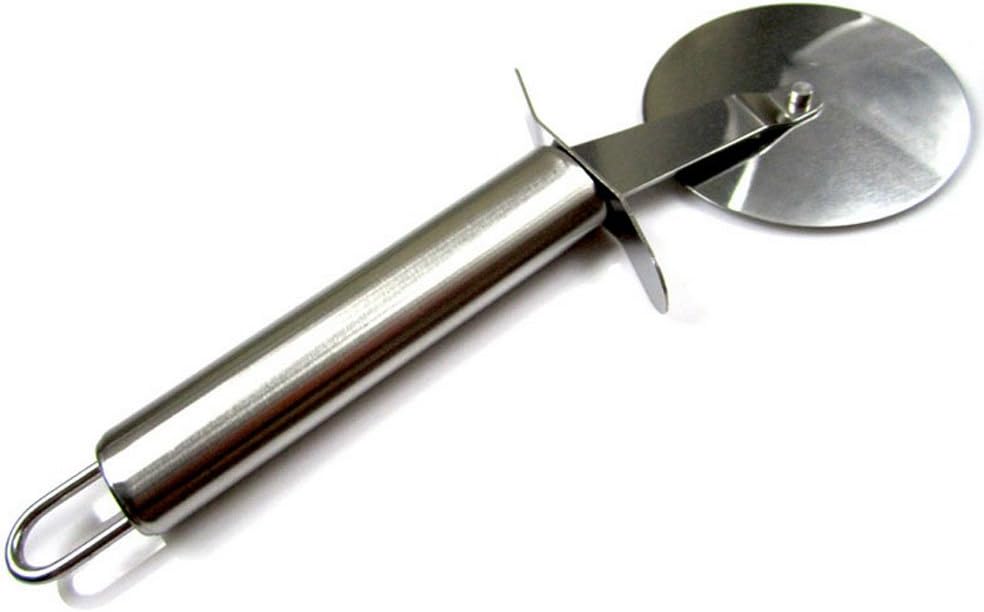 Stainless Steel Pizza Cutter Wheel with Stainless Steel Handle