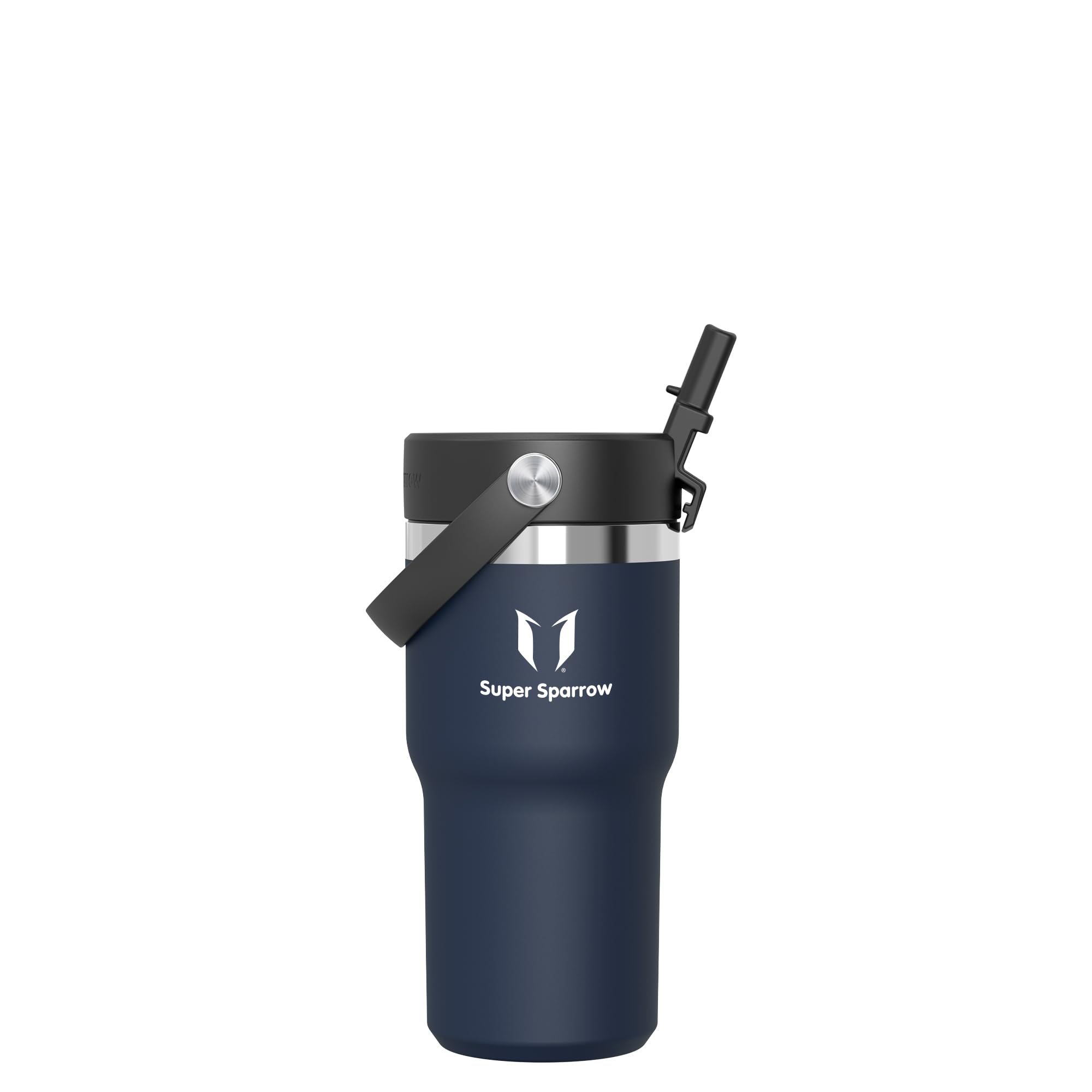 Sparrow Botella Termica 620ml Tumbler Vaso Termico con Pajita-Termo con Asa