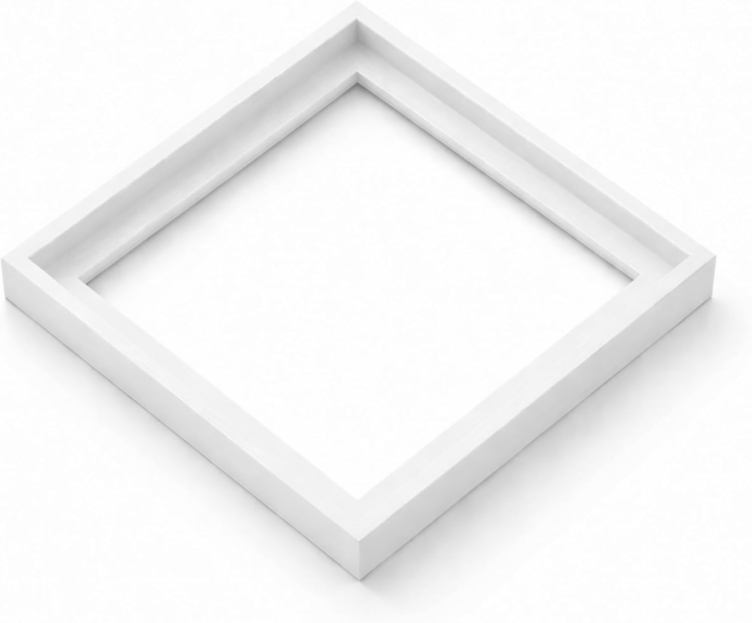 Canvas Floating Frame, Made in USA | Fits 1.25" Deep Stretched Canvas | Professional DIY Wood Picture Frame for Gallery Wall Art Decor (10x12, Champagne Gold)